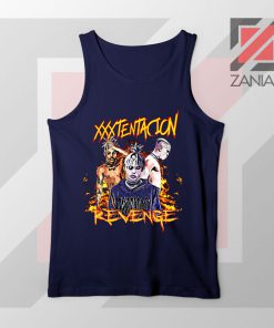 XXXtentacion Revenge Navy Tank Top