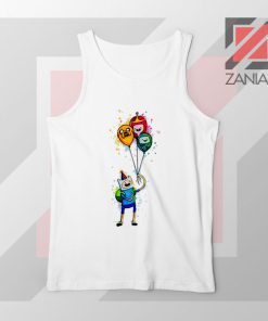 Adventure Time Birthday Balloons Tank Top