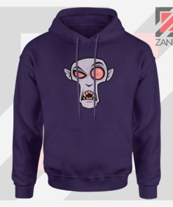 Count Dracula Ghotic Halloween Navy Blue Hoodie