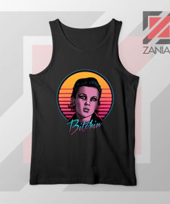 Eleven Character Bitchin Say Black Tank Top