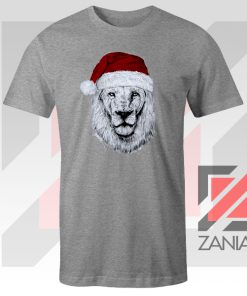 Father Christmas Lion Sport Grey Tee