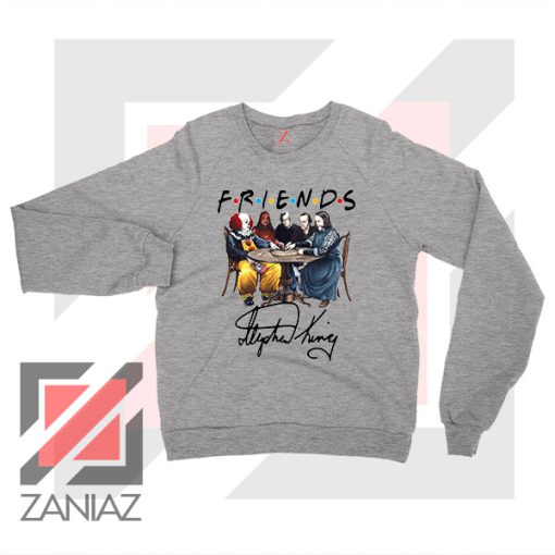 Friends Stephen King Signature Sport Grey Sweatshirt