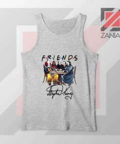 Friends Stephen King Signature Sport Grey Tank Top