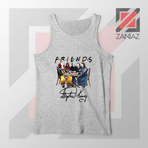 Friends Stephen King Signature Sport Grey Tank Top