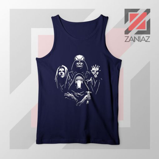 Galactic Queen Rhapsody Navy Blue Tank Top