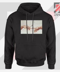 God Giving to Adam Design Hoodie