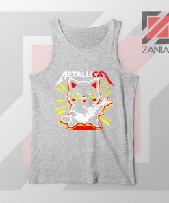 Metallicat Animal Band Sport Grey Tank Top