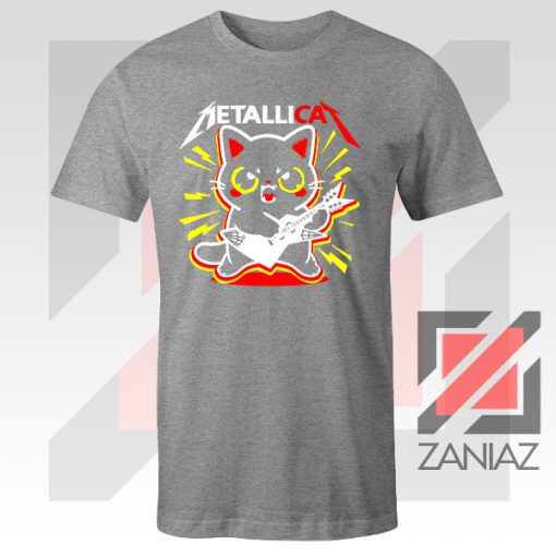 Metallicat Animal Band Sport Grey Tshirt