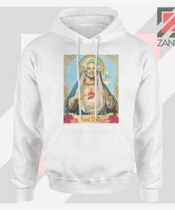 Saint Dolly Parton Graphic White Hoodie