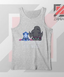 Stay Weird Lilo And Stitch Sport Grey Tank Top