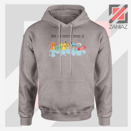 There Is Pokemon Impostor Sport Grey Hoodie