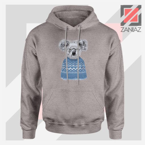 Winter Koala Christmas Sport Grey Jacket