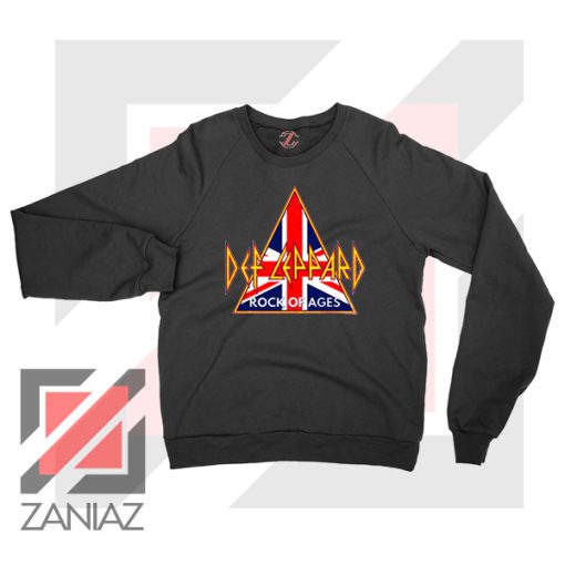 Def Leppard Rock of Age Black Sweater