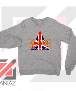 Def Leppard Rock of Age Sport Grey Sweater