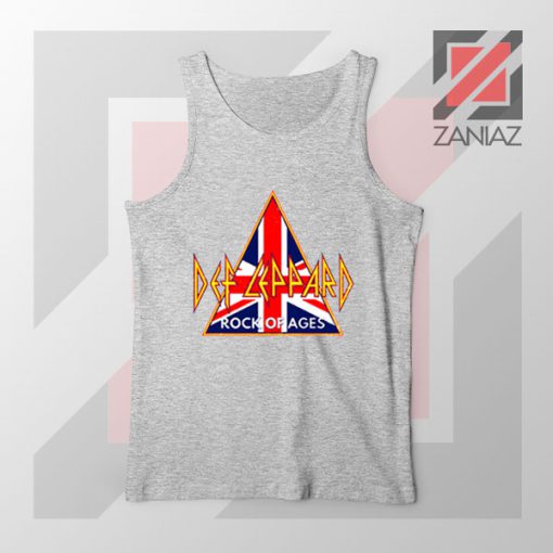 Def Leppard Rock of Age Sport Grey Tank Top