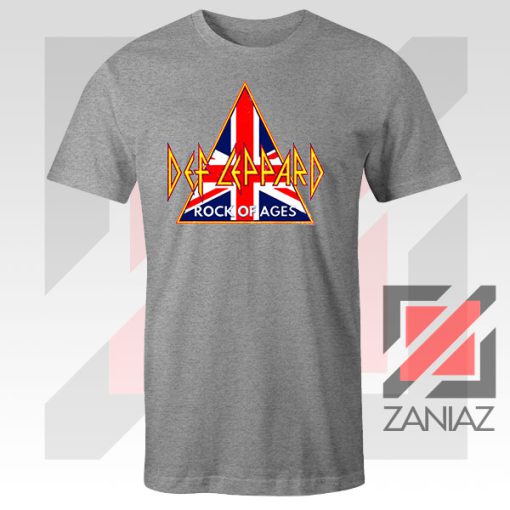 Def Leppard Rock of Age Sport Grey Tee