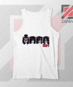 Faces Kiss Rock Band Tank Top