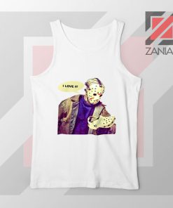 Jason Voorhees vs Crocs White Tank Top