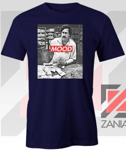 Pablo Escobar Mood Navy Blue Tee