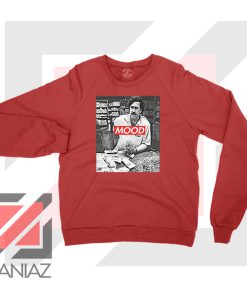 Pablo Escobar Mood Red Sweater