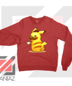 Pokemon Pikachu Coffee Red Sweater