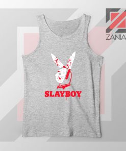 Slayboy Hockey Halloween Sport Grey Tank Top