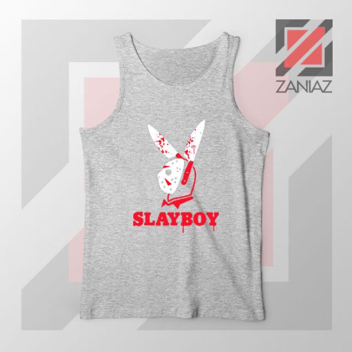 Slayboy Hockey Halloween Sport Grey Tank Top