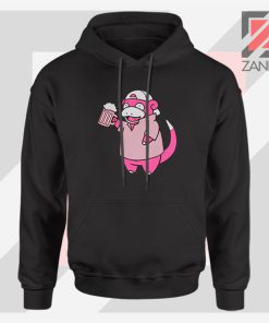 Slowbro Pokemon Black Hoodie