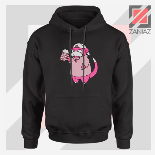 Slowbro Pokemon Black Hoodie