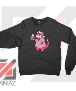 Slowbro Pokemon Black Sweatshirt