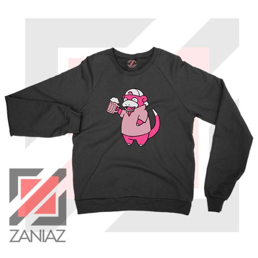 Slowbro Pokemon Black Sweatshirt