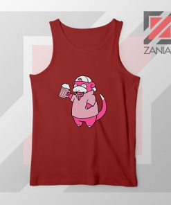 Slowbro Pokemon Red Tank Top