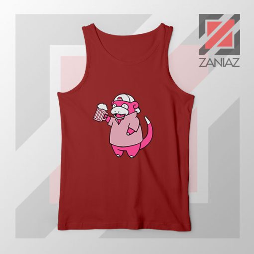 Slowbro Pokemon Red Tank Top