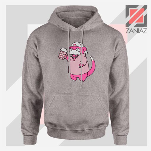 Slowbro Pokemon Sport Grey Hoodie