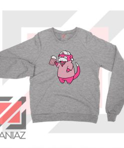 Slowbro Pokemon Sport Grey Sweatshirt