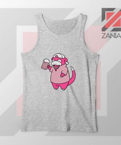 Slowbro Pokemon Sport Grey Tank Top