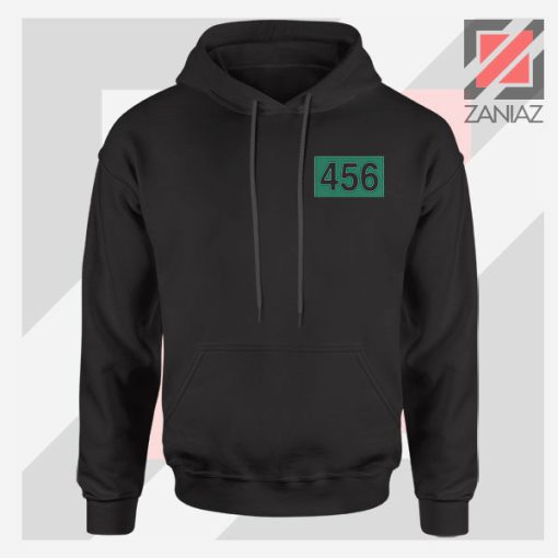 Squids Game 456 Player Black Hoodie