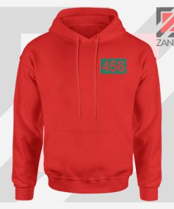 Squids Game 456 Player Red Hoodie