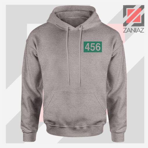 Squids Game 456 Player Sport Grey Hoodie