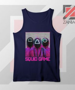 Squids Game Squad Navy Blue Tank Top