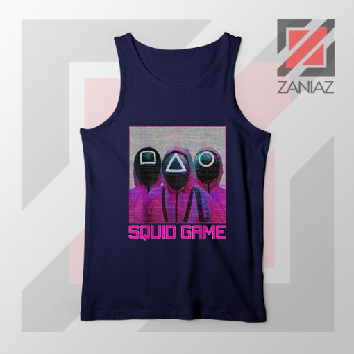 Squids Game Squad Navy Blue Tank Top