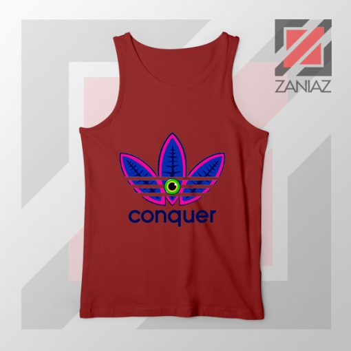 Conquer Logo Parody Red Tank Top