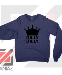 Dilly Dilly Campaign Graphic Navy Blue Sweater