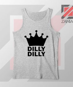 Dilly Dilly Campaign Graphic Sport Grey Tank Top