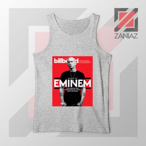 Eminem Billboard Cover Grey Tank Top