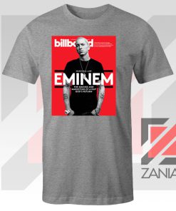 Eminem Billboard Cover Grey Tee