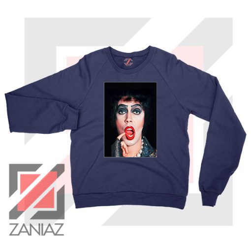 Frank N Furter Character Horror Navy Sweater