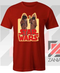 Jawas Star Wars Graphic Red Tshirt