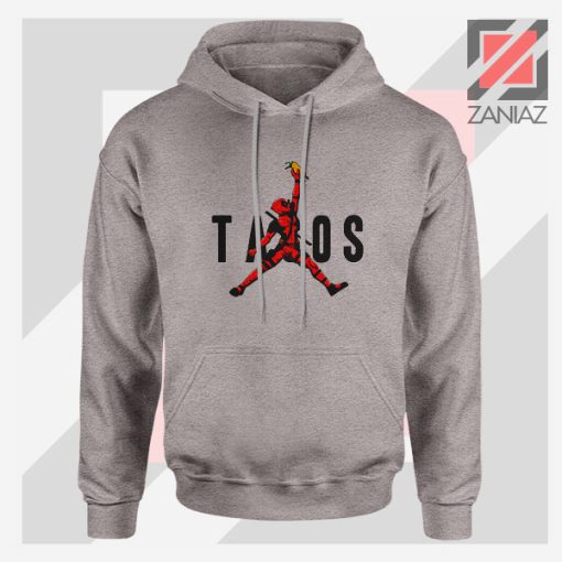 Just Tacos Deadpool Sport Grey Hoodie