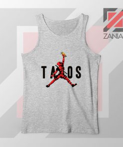 Just Tacos Deadpool Sport Grey Tank Top